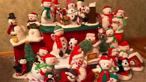 musical snowman hallmark|hallmark singing snowman collection list.